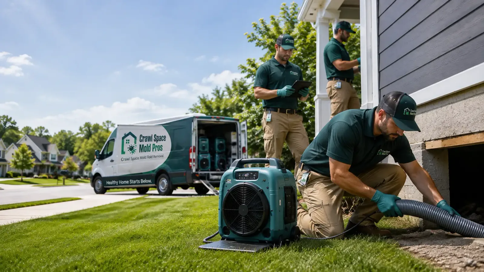Crawl Space Mold Removal in Uniontown, KY